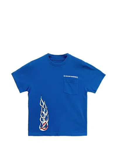 Chrome Hearts Matty Boy Graphic-print T-shirt In Blue