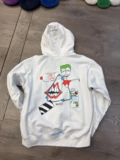 Pre-owned Chrome Hearts Matty Boy Hoodie Recycle Xl In White