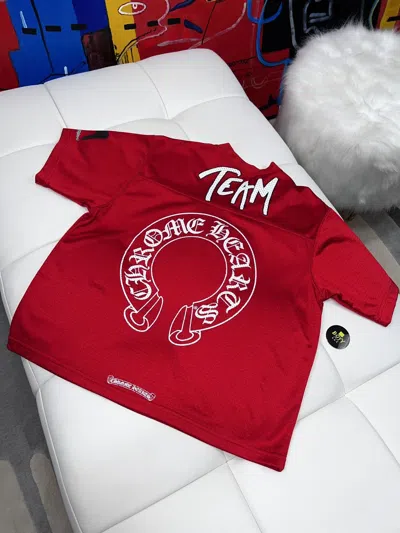 Pre-owned Chrome Hearts Matty Boy Jersey In Red