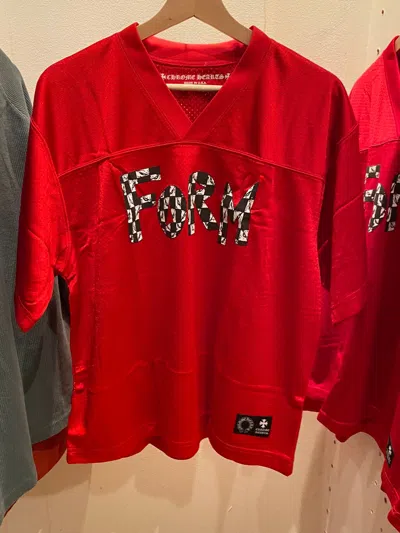 Pre-owned Chrome Hearts Matty Boy Jersey T-shirt In Red