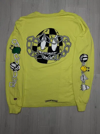 Pre-owned Chrome Hearts Matty Boy Link Long Sleeve In Green