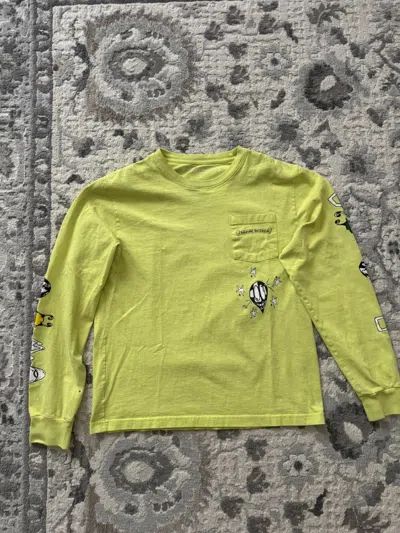 Pre-owned Chrome Hearts Matty Boy Link Long Sleeve Size Medium Price Firm In Green