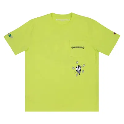 Pre-owned Chrome Hearts Matty Boy Link T-shirt 'lime Green'