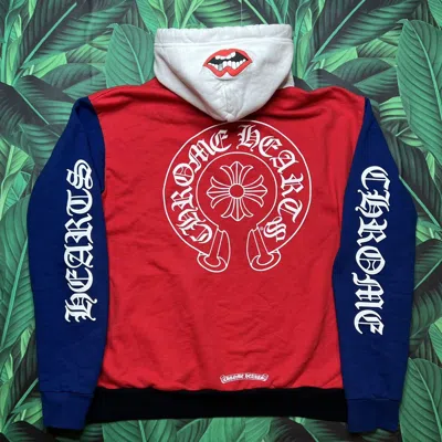 Pre-owned Chrome Hearts Matty Boy Pullover Hoodie In Red