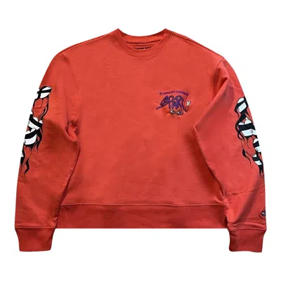 Pre-owned Chrome Hearts Matty Boy Sadistic Lipstick Crewneck 'red'