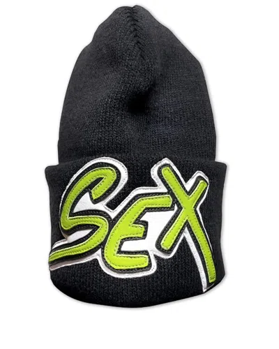 Pre-owned Chrome Hearts Matty Boy Sex Beanie In Black