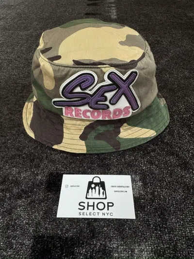 Pre-owned Chrome Hearts Matty Boy Sex Records Bucket Hat In Multi