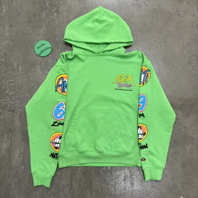 Pre-owned Chrome Hearts Matty Boy Sex Records Hoodie In Green