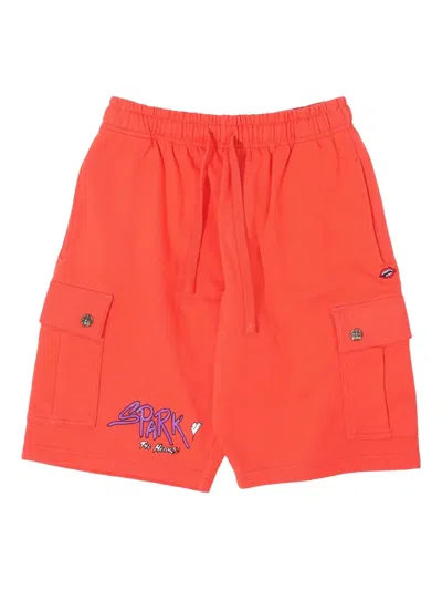 Chrome Hearts Matty Boy Sick Hearts Shorts In Red