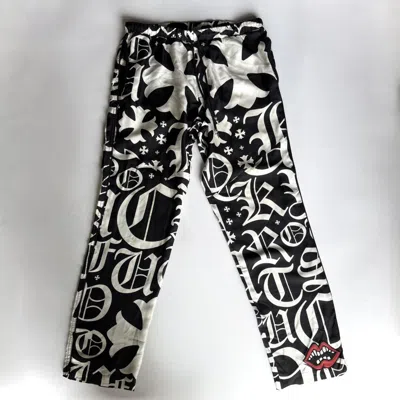 Pre-owned Chrome Hearts Matty Boy Silk Pants In Black