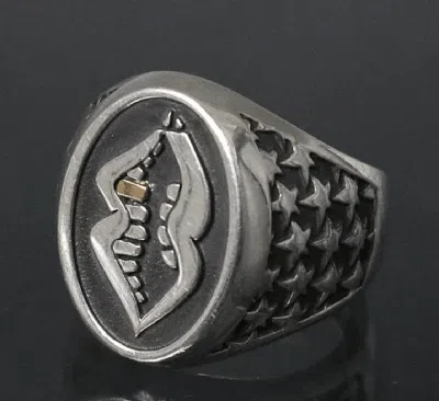 Pre-owned Chrome Hearts Matty Boy Silver And Gold Ring