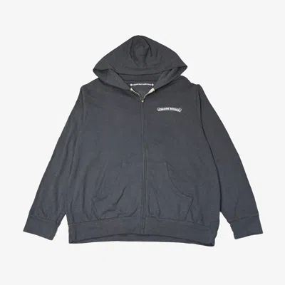 Chrome Hearts Matty Boy Zip-up Hoodie Grey In L
