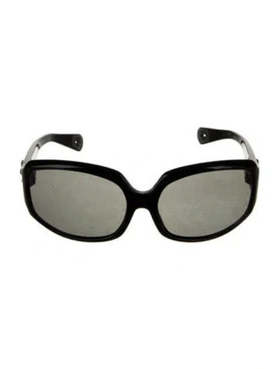Pre-owned Chrome Hearts Max Square Sunglasses In Black