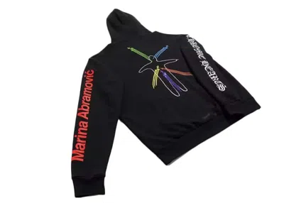 Pre-owned Chrome Hearts Men's  Ch + Abramovic Hoodie In Black