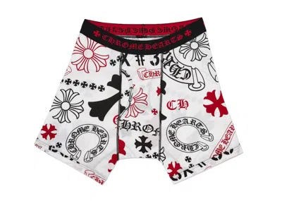 Pre-owned Chrome Hearts Men's  Classic Rib Boxer Brief In White