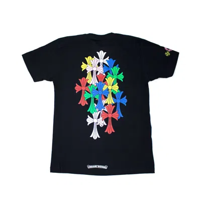 Pre-owned Chrome Hearts Men's  Cross Cemetery T-shirt In Black