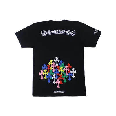Pre-owned Chrome Hearts Men's  Cross T-shirt In Black