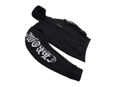 Pre-owned Chrome Hearts Men's  Foil Print Hoodie In Black