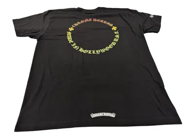 Pre-owned Chrome Hearts Men's  Gradient Floral T-shirt /color In Black