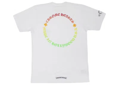 Pre-owned Chrome Hearts Men's  Gradient T-shirt In White