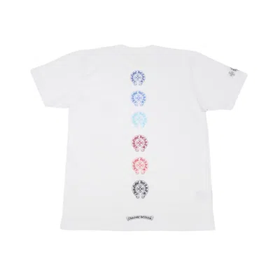 Pre-owned Chrome Hearts Men's  Horse Shoe T-shirt In White
