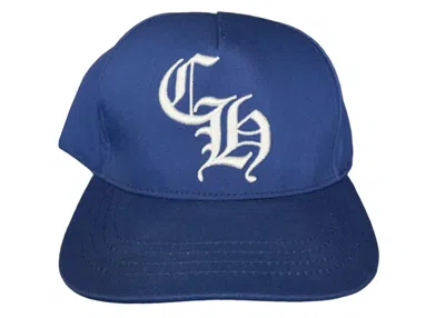 Pre-owned Chrome Hearts Men's  La Exclusive Baseball Wool Cap In Royal Blue