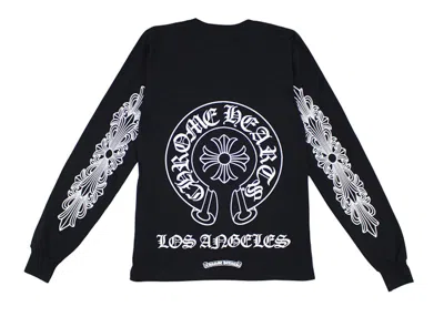 Pre-owned Chrome Hearts Men's  Los Angeles Excluisve Long Sleeve T-shirt In Black