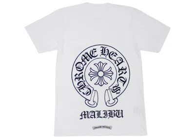 Pre-owned Chrome Hearts Men's  Malibu Exclusive T-shirt In White
