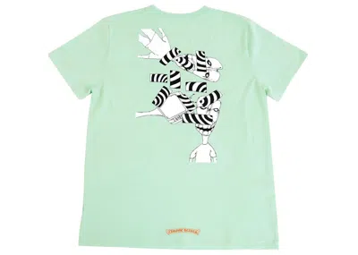 Pre-owned Chrome Hearts Men's  Matty Boy Lust T-shirt In Seafoam In Green