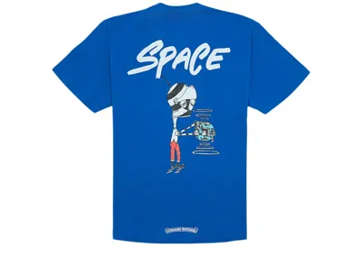 Pre-owned Chrome Hearts Men's  Matty Boy Space T-shirt In Blue