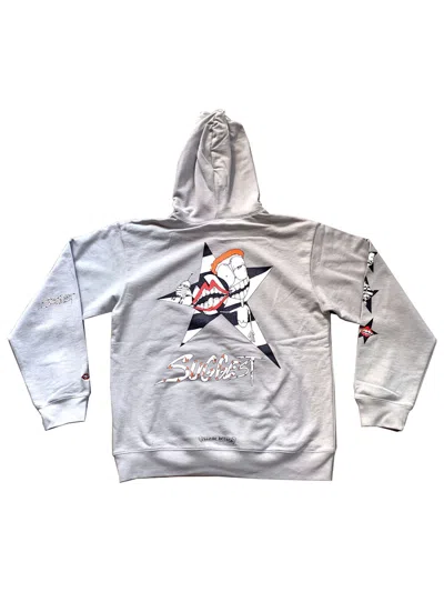 Pre-owned Chrome Hearts Men's  Matty Boy Suggest Hoodie In Grey In Gray