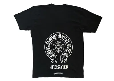Pre-owned Chrome Hearts Men's  Miami Exclusive T-shirt In Black