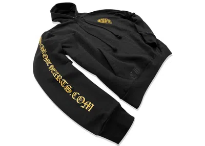Pre-owned Chrome Hearts Men's  Online Exclusive Hoodie In Black/yellow In Multi