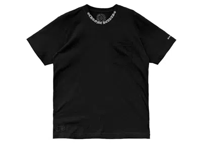 Pre-owned Chrome Hearts Men's  Short Sleeve Pocket Crew T-shirt In Black