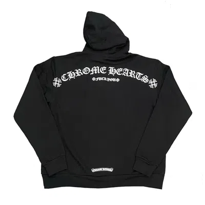 Pre-owned Chrome Hearts Men's  Shoulder Logo Hoodie In Black