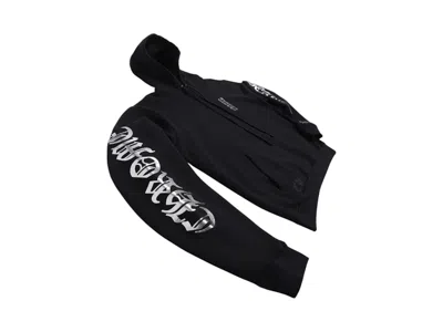 Pre-owned Chrome Hearts Men's Hearts Hearts 1988 Hoodiein Black/chrome In Multi