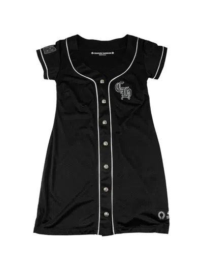 Chrome Hearts Mesh Logo-print Shirt In Black
