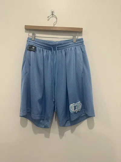 Pre-owned Chrome Hearts Mesh Shorts In Blue