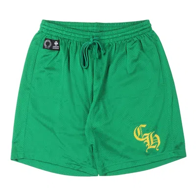 Pre-owned Chrome Hearts Mesh Shorts 'green'