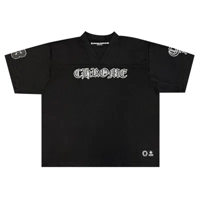 Pre-owned Chrome Hearts Mesh Stadium Football Jersey 'black'