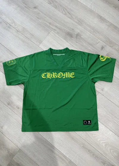 Pre-owned Chrome Hearts Mesh Stadium Football Jersey Green