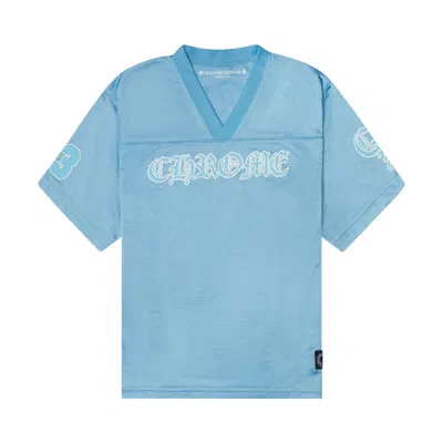 Pre-owned Chrome Hearts Mesh Stadium Jersey 'light Blue' | Men's Size L
