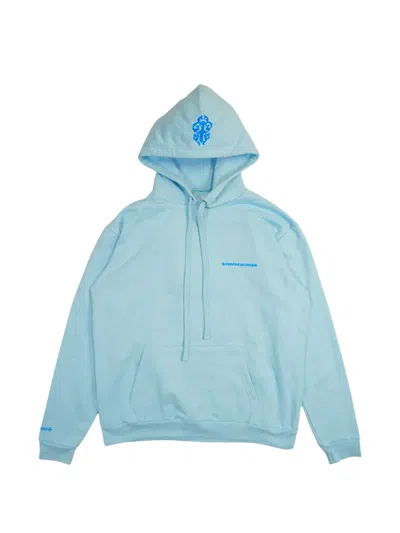 Chrome Hearts Miami Art Basel Dagger Hoodie In Blue