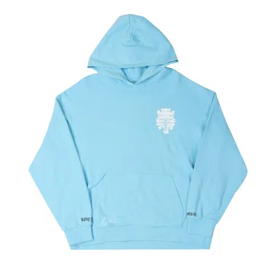 Pre-owned Chrome Hearts Miami Dagger Logo Hoodie 'blue' | Men's Size M