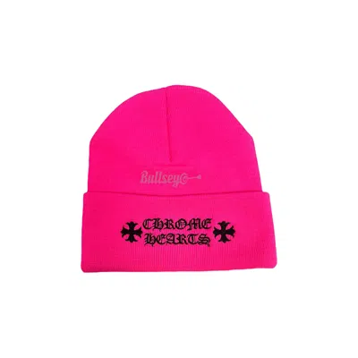 Pre-owned Chrome Hearts Miami Exclusive Beanie 'hot Pink'