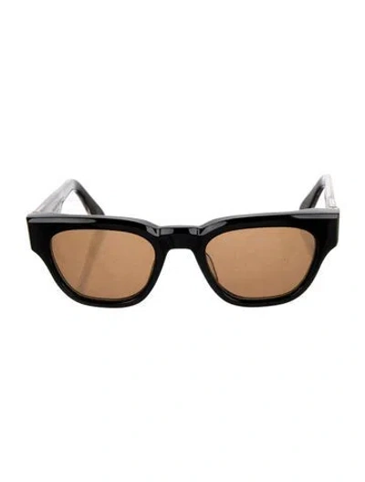 Pre-owned Chrome Hearts Midixathrill Ii Wayfarer Sunglasses In Black