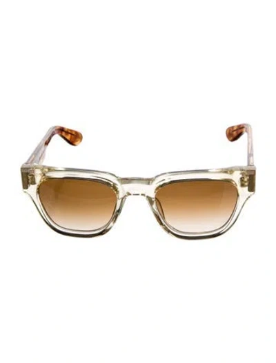 Pre-owned Chrome Hearts Midixathrill Ii Wayfarer Sunglasses In Neutral