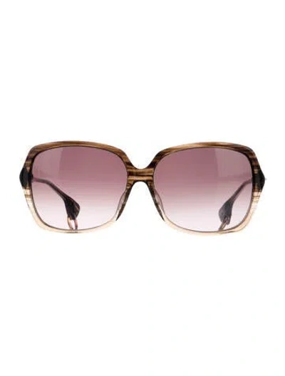 Pre-owned Chrome Hearts Milk Mask Ii Oversize Sunglasses In Black