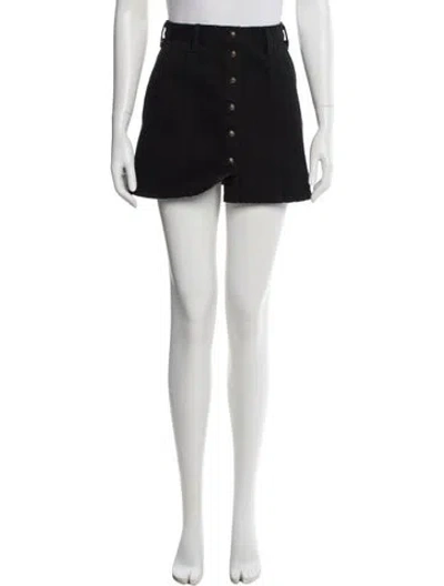 Pre-owned Chrome Hearts Mini Skirt In Black