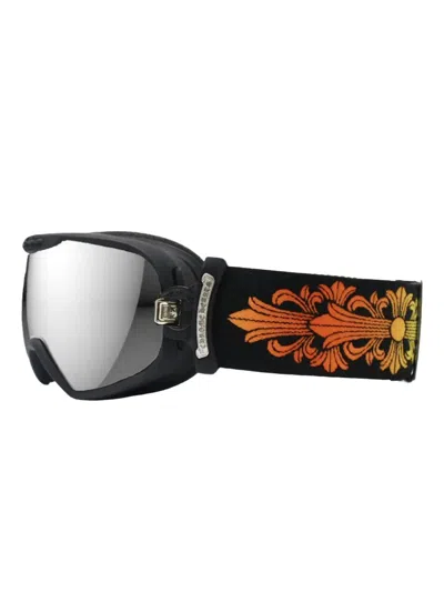 Chrome Hearts Mirrored-lenses Ski Goggles In Multi